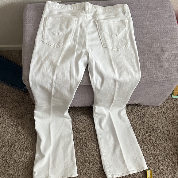 Hudson White Denim Jeans- Drew Boot style - Picture 1 of 8